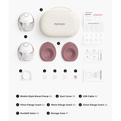 Style™ Hands Free Double Electric Breast Pump Momcozy Mobile