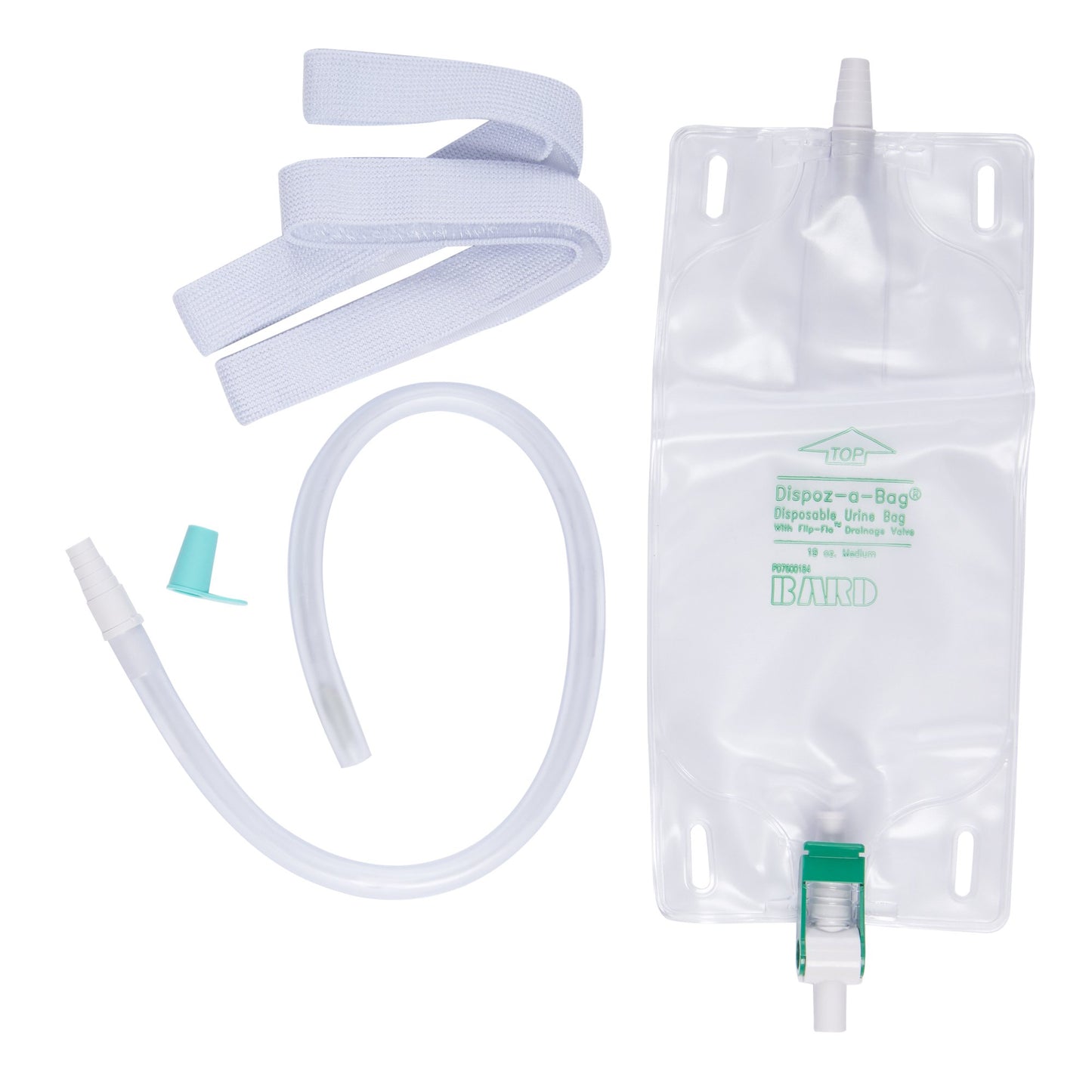 Bard® Dispoz-a-Bag® Urinary Leg Bag, Flip-Flo™ Valve
