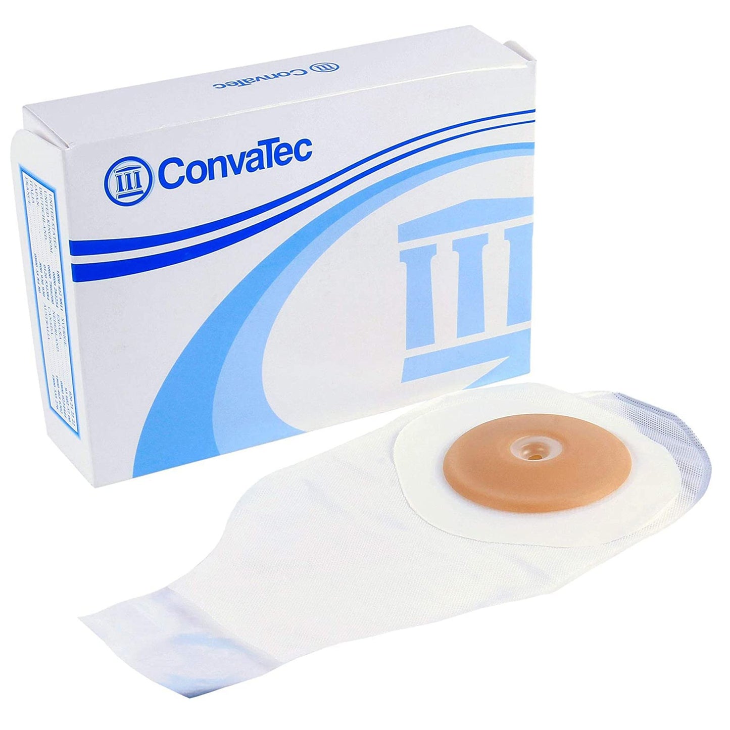 ActiveLife® One-Piece Transparent Colostomy Pouch Stomas, 12 Inch Length