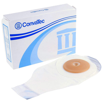 ActiveLife® One-Piece Transparent Colostomy Pouch Stomas, 12 Inch Length