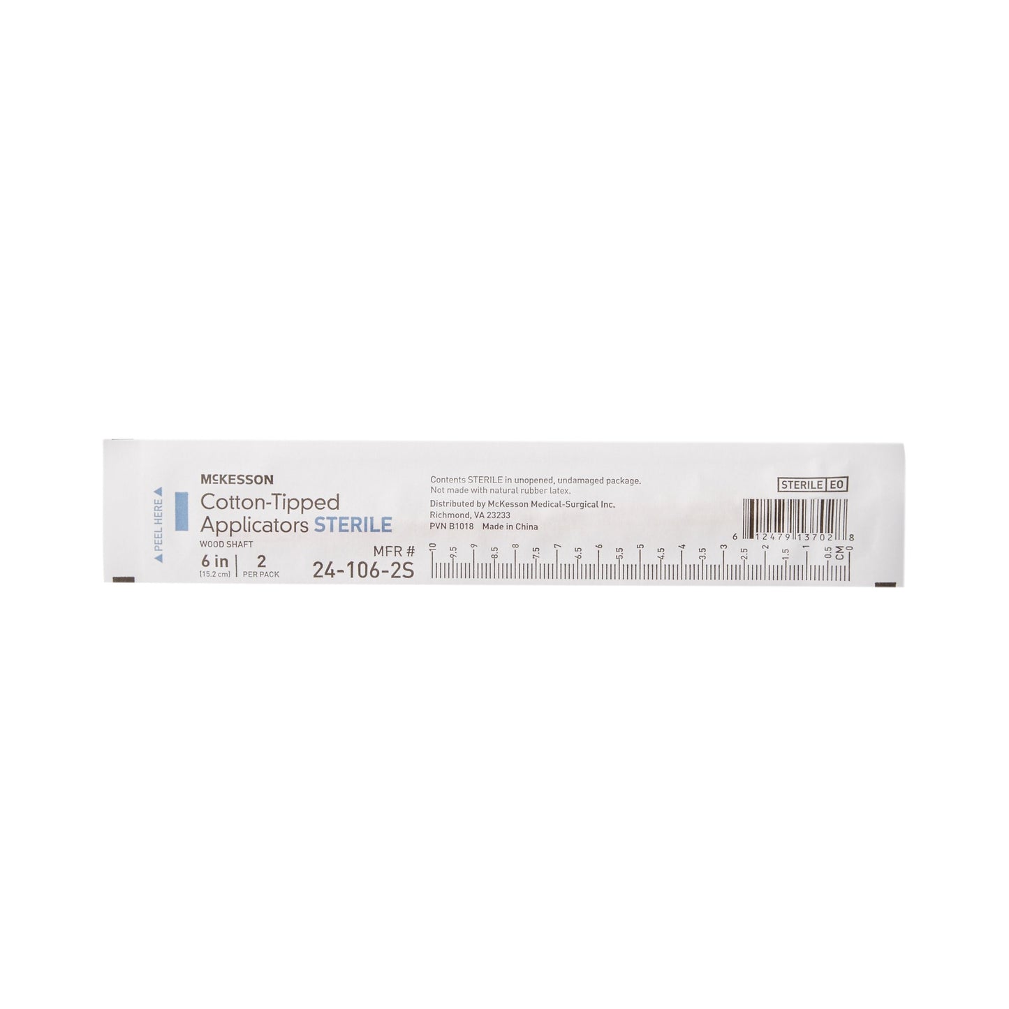McKesson Cotton Tip Wood Shaft Swabsticks, 6-Inch Length