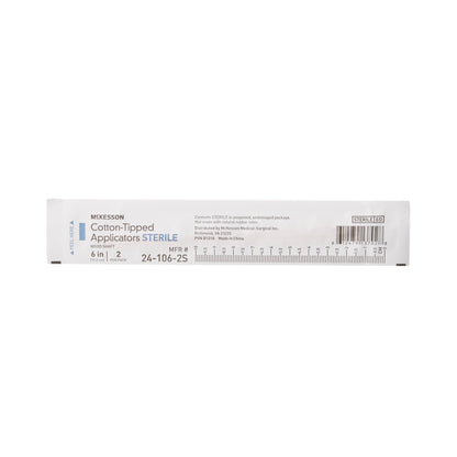 McKesson Cotton Tip Wood Shaft Swabsticks, 6-Inch Length