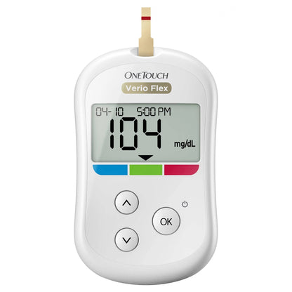 OneTouch Verio Flexc Blood Glucose Monitoring System, Fingertip Testing