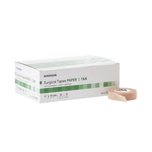 McKesson Paper Medical Tape, 1/2 Inch x 10 Yard