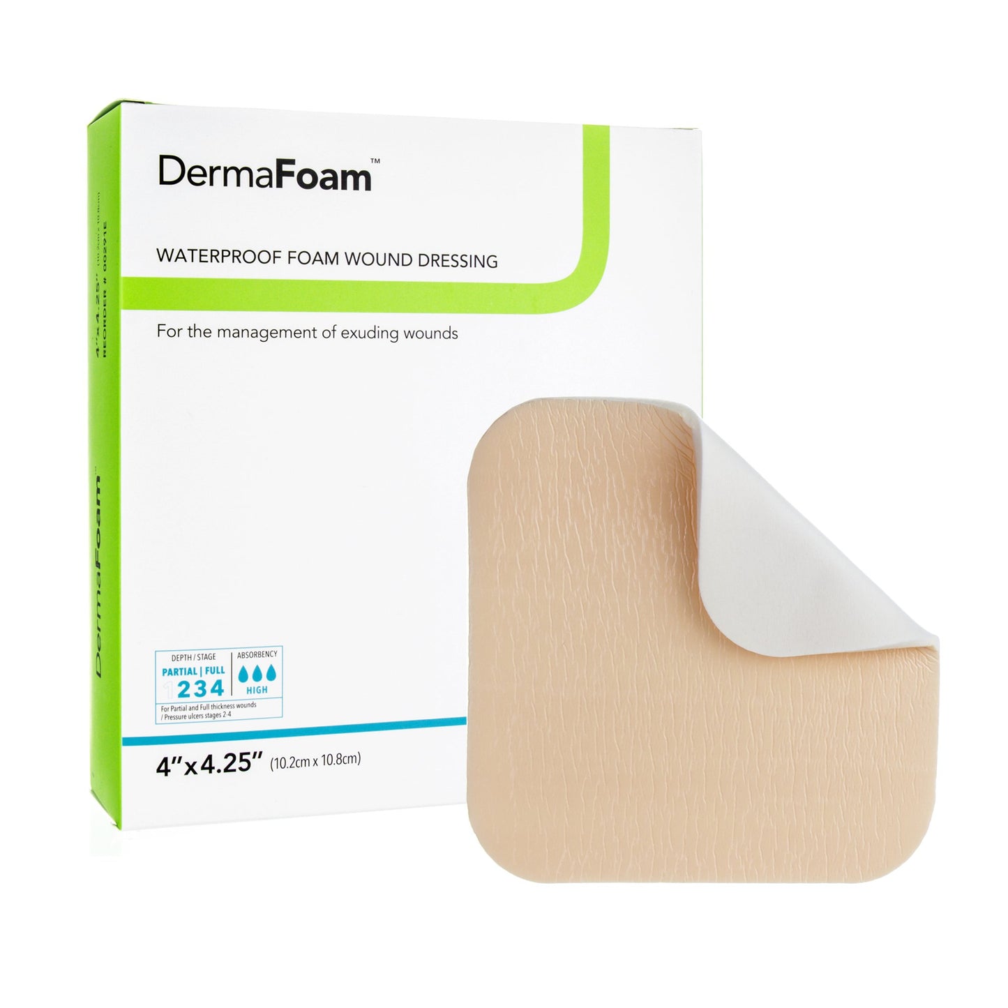 DermaFoam® Nonadhesive without Border Foam Dressing