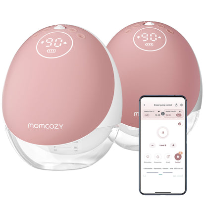 Flow™ Hands Free Double Electric Breast Pump Momcozy Mobile
