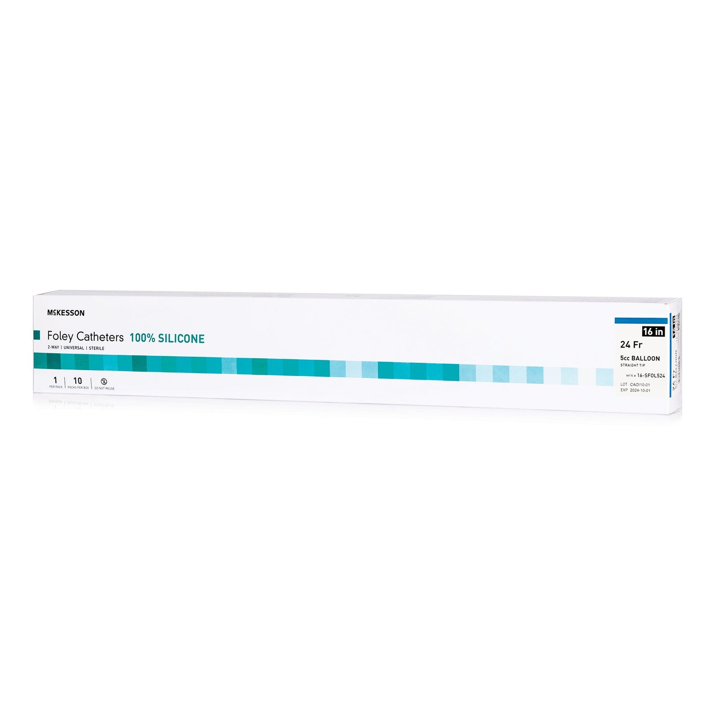 McKesson Silicone Foley Catheter, 2-Way