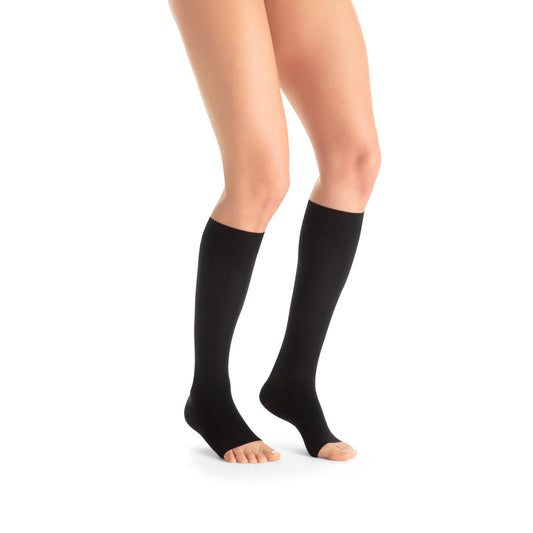 JOBST® UltraSheer Women's Knee High 20-30 mmHg Compression Stockings Open Toe