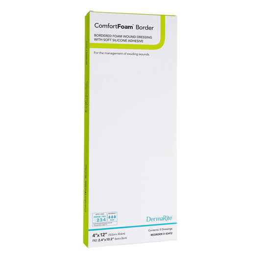 ComfortFoam™ Bordered Foam Wound Dressing w/ Soft Silicone Adhesive