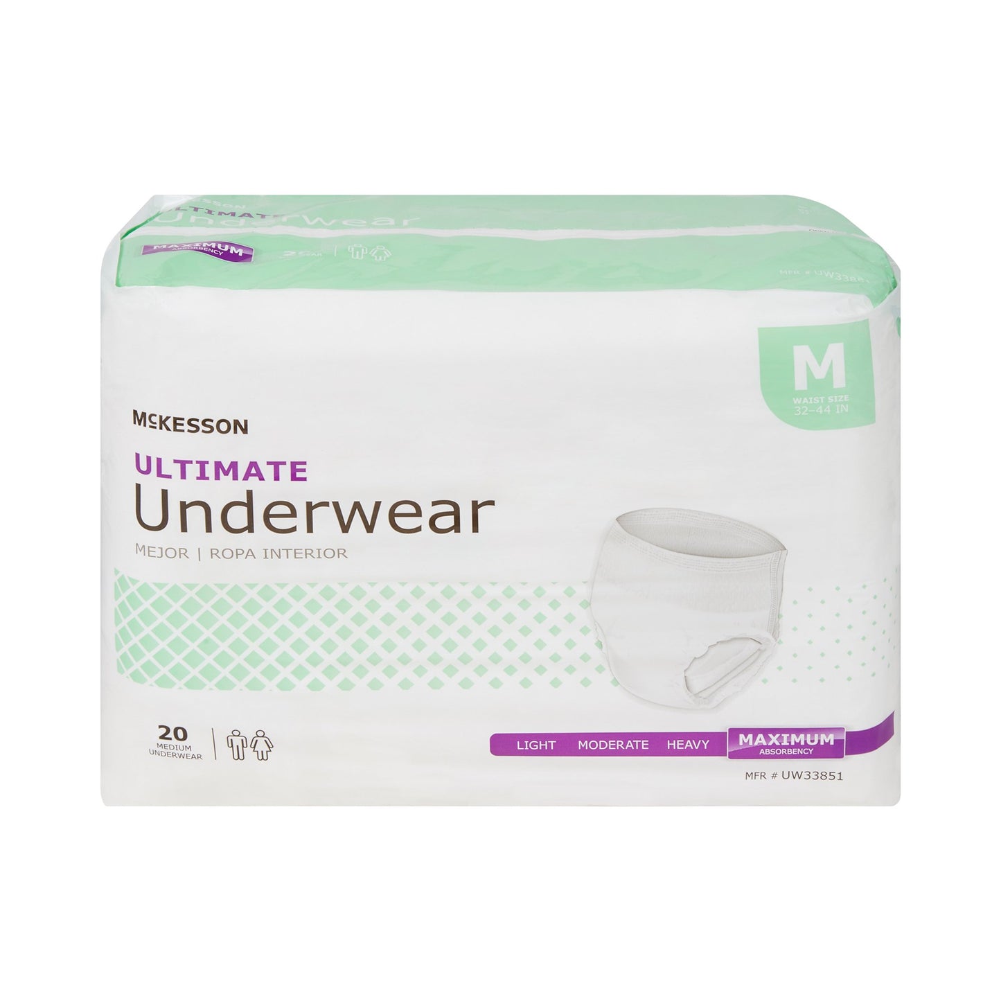 McKesson Ultimate Heavy Absorbency Incontinence Underwear