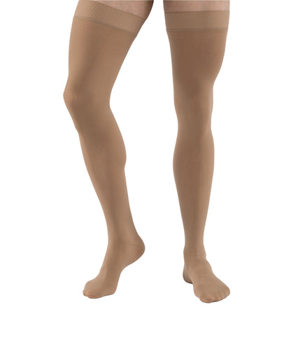 JOBST® Relief Thigh High 30-40 mmHg w/ Silicone Dot Top Band Compression Stockings Closed Toe