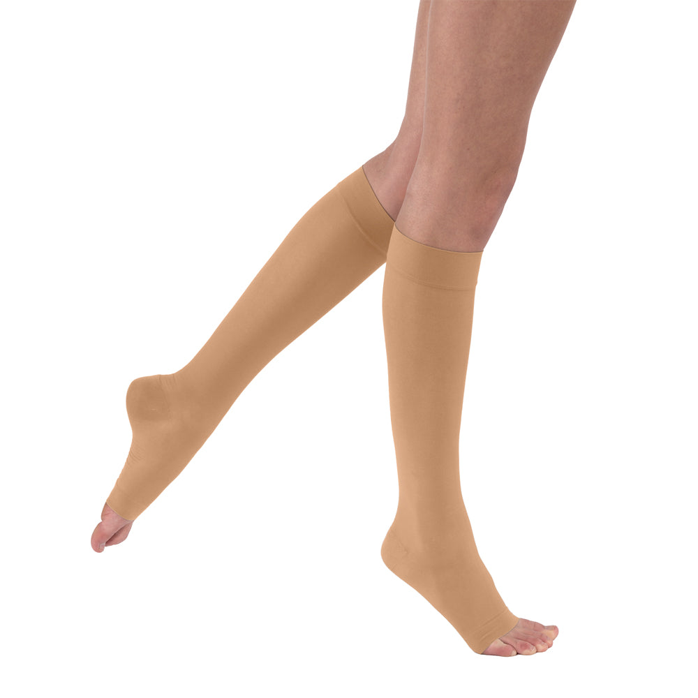JOBST® UltraSheer Women's Knee High 20-30 mmHg Compression Stockings Open Toe