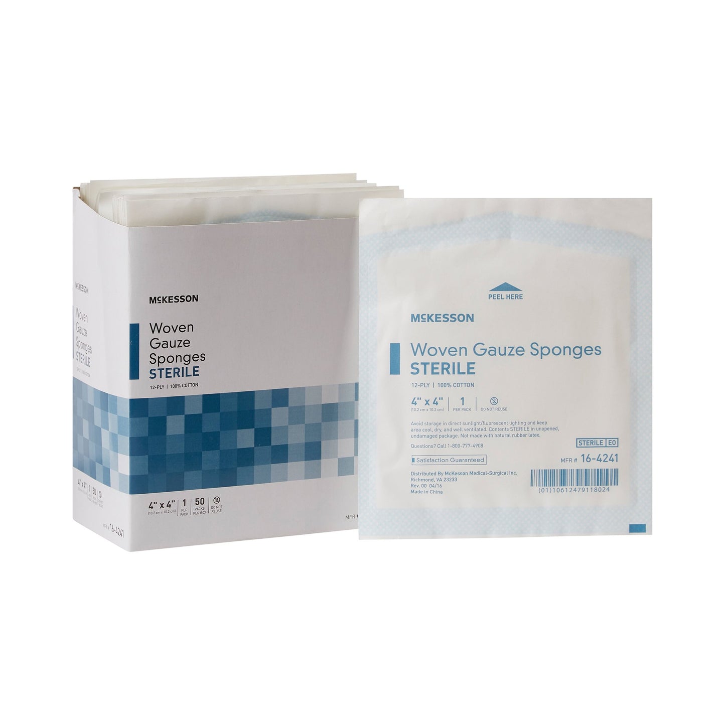 McKesson Gauze Sponge, 4 x 4 Inch