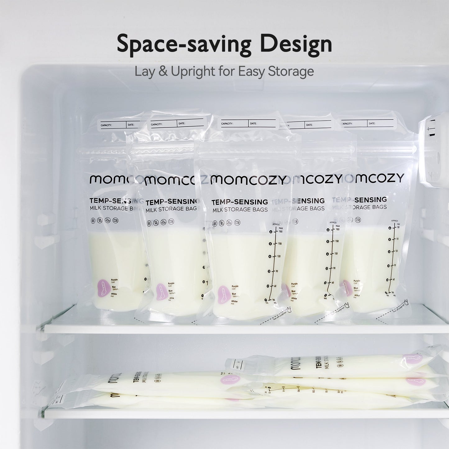 Momcozy Breast Milk Storage Bag, 6-Ounce Capacity
