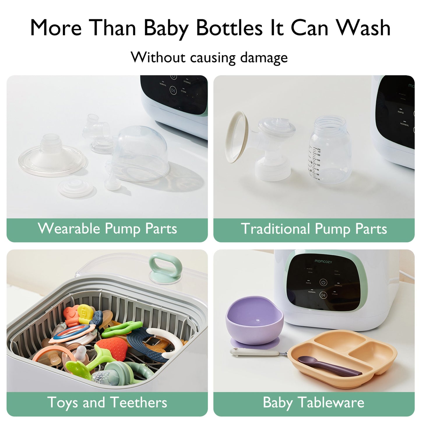 Momcozy CleanPal Pro Baby Bottle Washer and Sterilizer