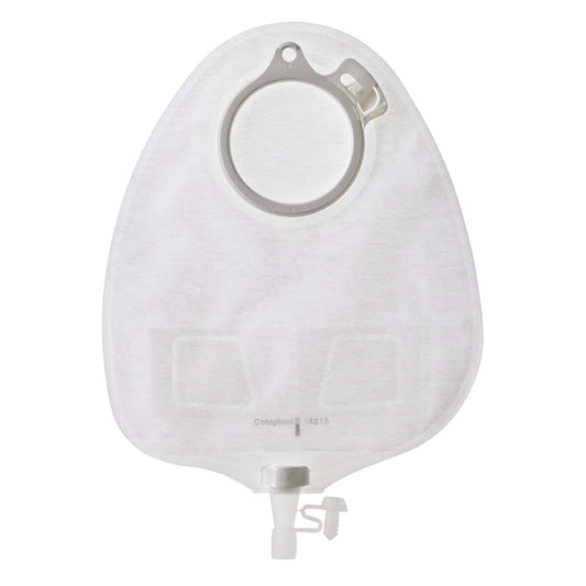 Assura® Original 2-Piece Transparent Urostomy Pouch, Green Match