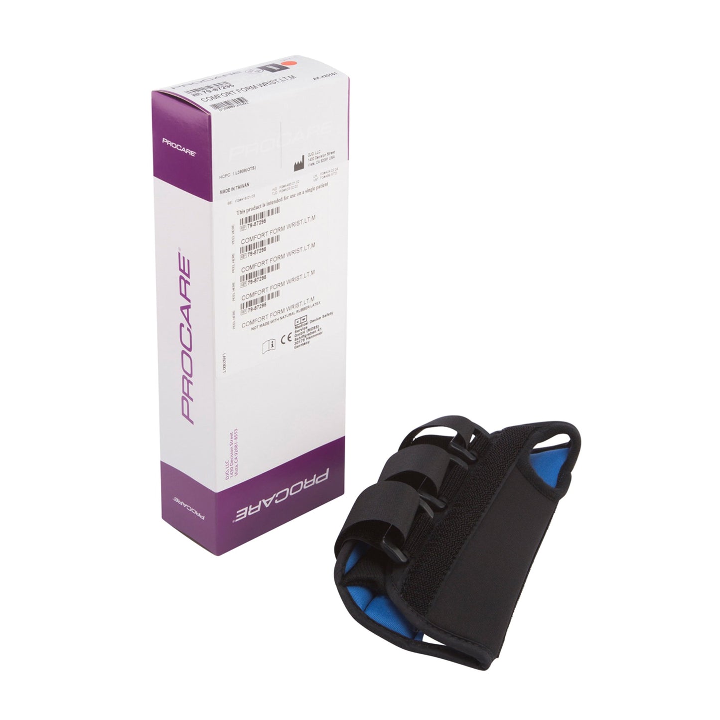 ProCare® ComfortForm™ Wrist Brace with Palmar Stay, Left-Hand