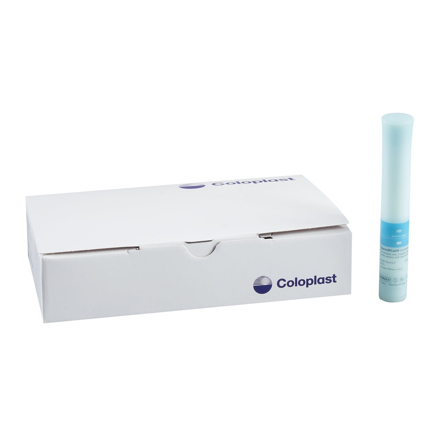 SpeediCath® Compact Set Female Urethral Catheter 3.5in 14Fr 750mL Bag 28524