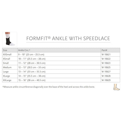 Ossur® Formfit® Low Profile Ankle Brace with Speed Lace