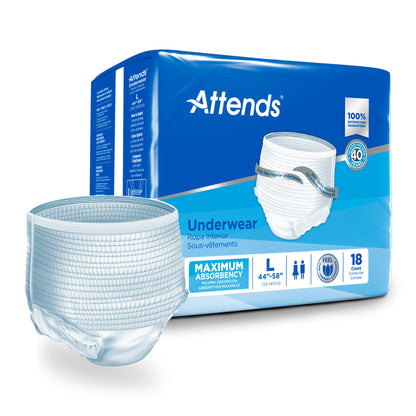 Attends® Care Adult Absorbent Underwear, Heavy Absorbency