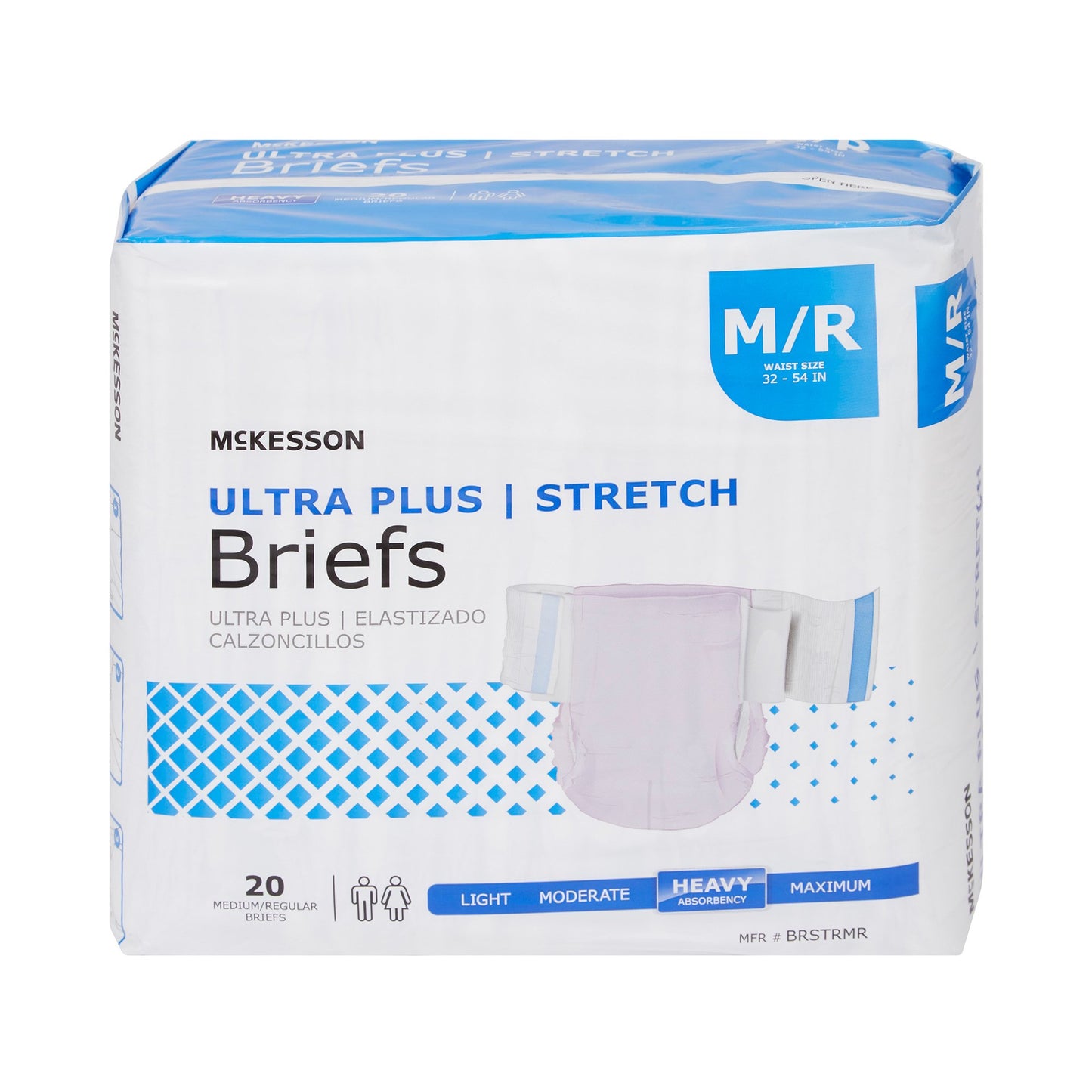 McKesson Ultra Plus Stretch Heavy Absorbency Incontinence Brief