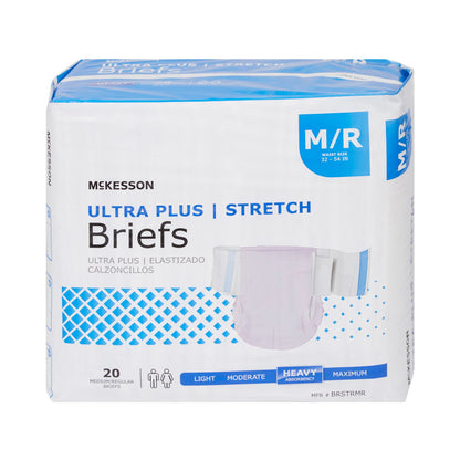 McKesson Ultra Plus Stretch Heavy Absorbency Incontinence Brief