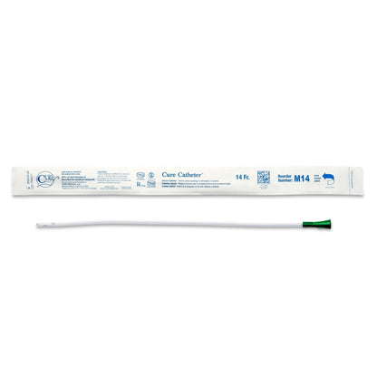 Cure Catheter™ Male Intermittent Catheter, Uncoated PVC