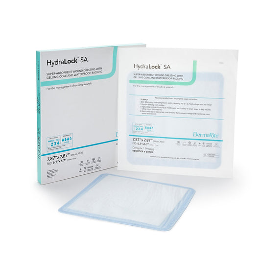 HydraLock SA Superabsorbent Dressing 7.87" x 7.87"