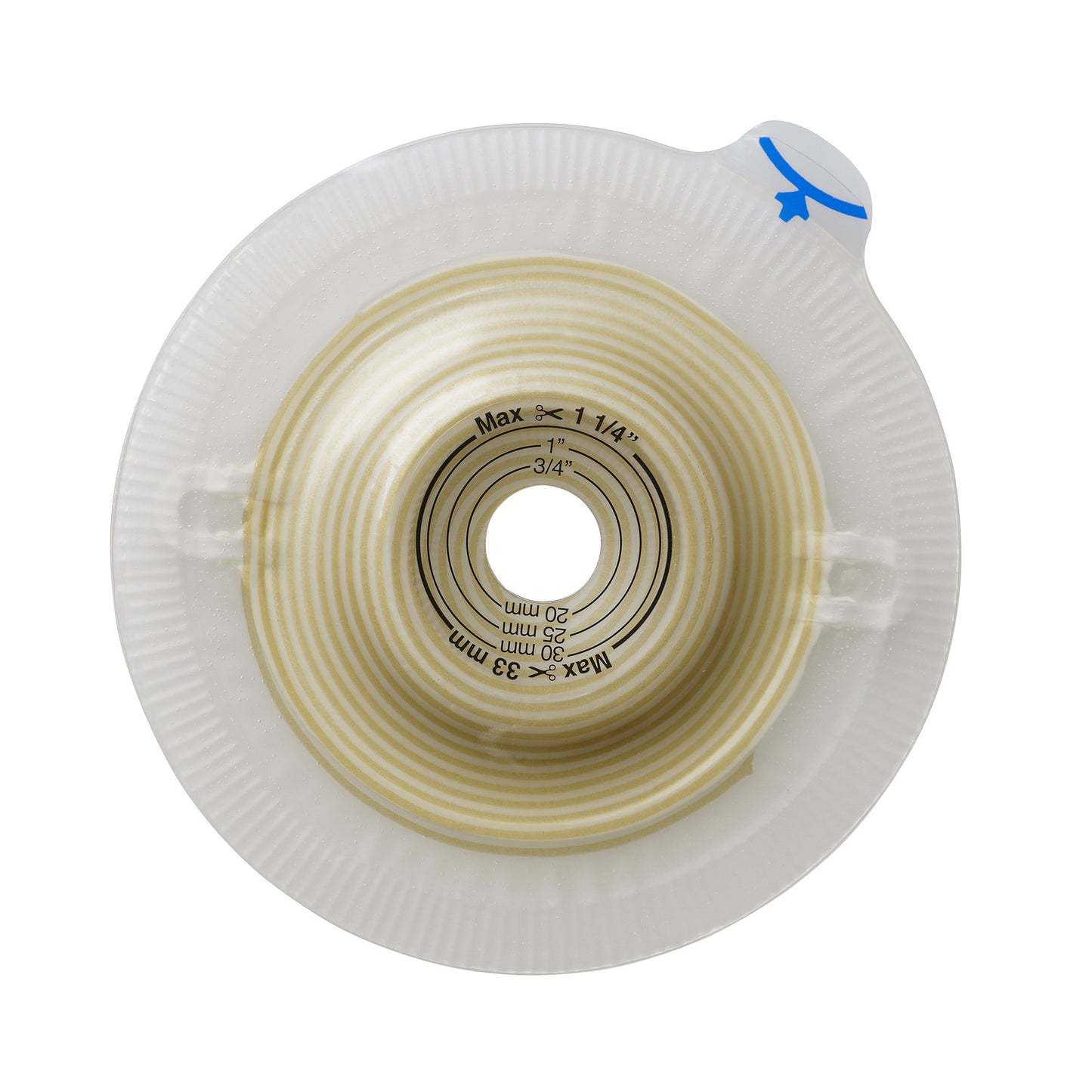 Assura® Deep Convex Ostomy Barrier, Trim to fit 15 – 43 mm Stoma Opening