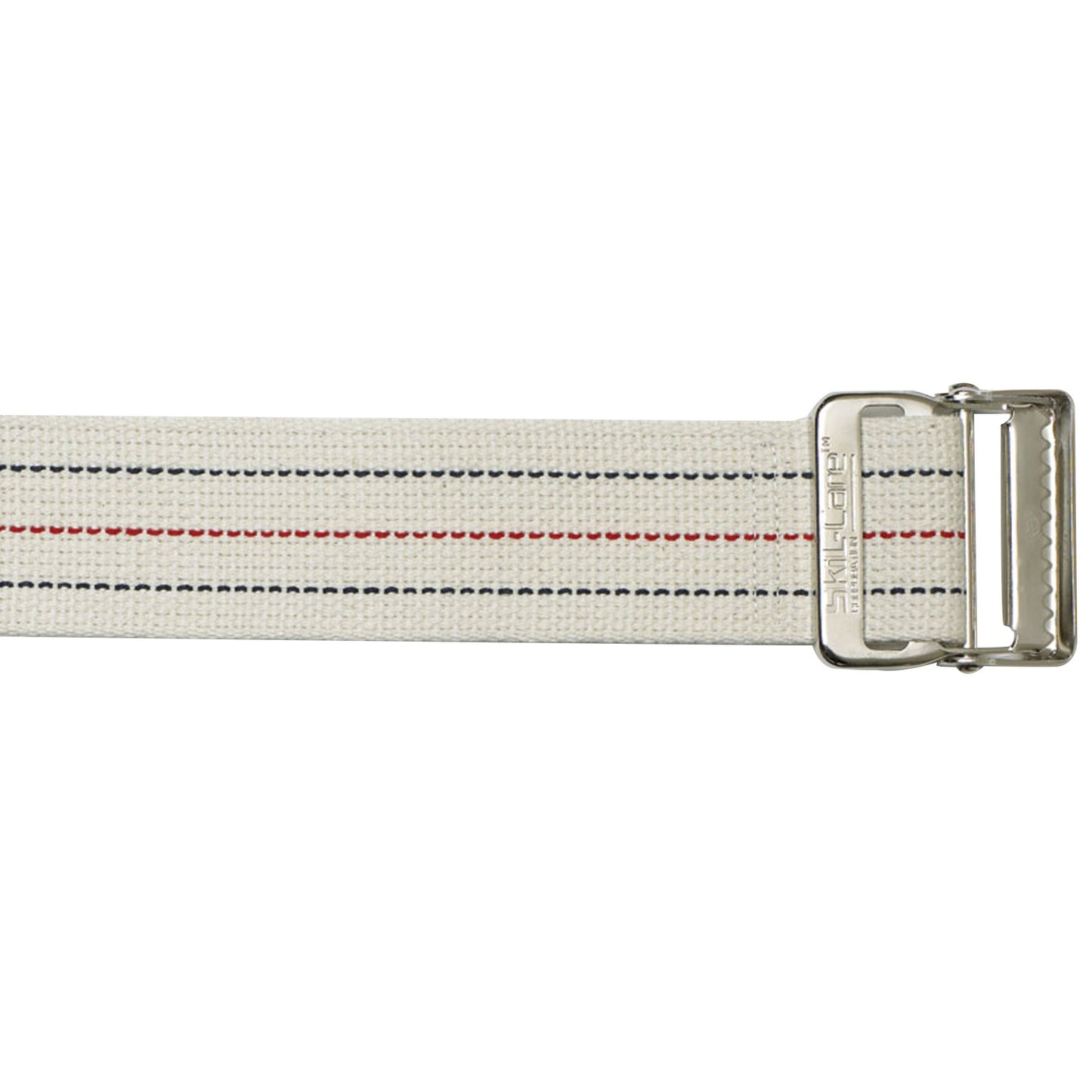 SkiL-Care™ Pinstripe Gait Belt with Metal Buckle, 60 Inch
