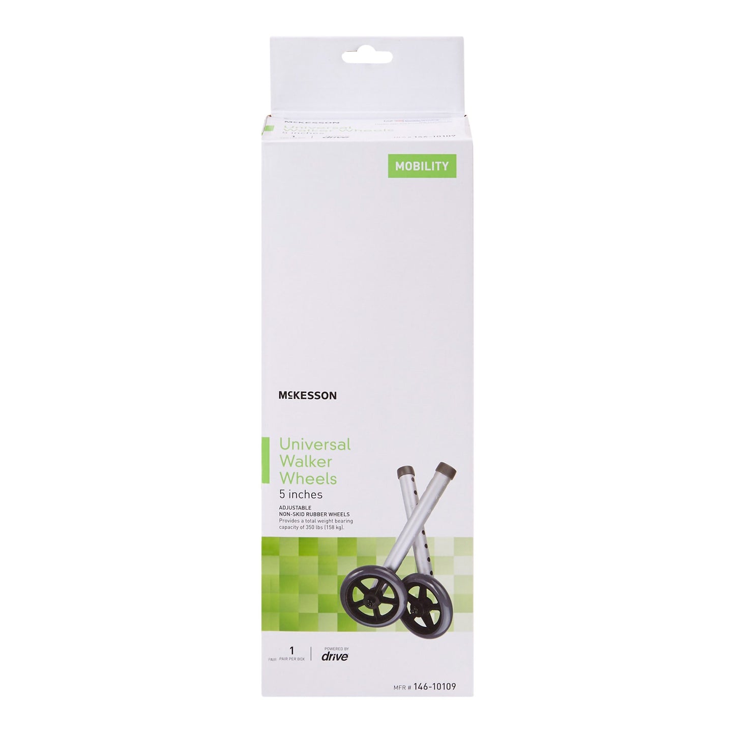 McKesson Walker Wheels, 5-Inch Diameter