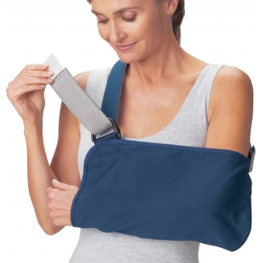 ProCare® Unisex Navy Blue Cotton / Polyester Arm Sling, Extra Large