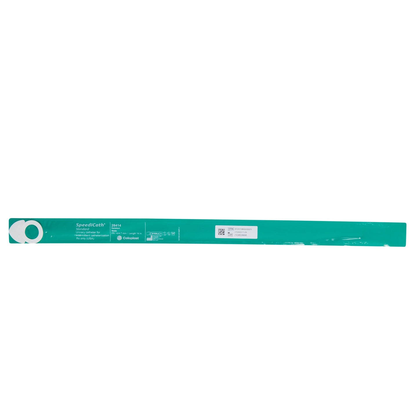 SpeediCath® Hydrophilic Male Catheter, Straight Tip