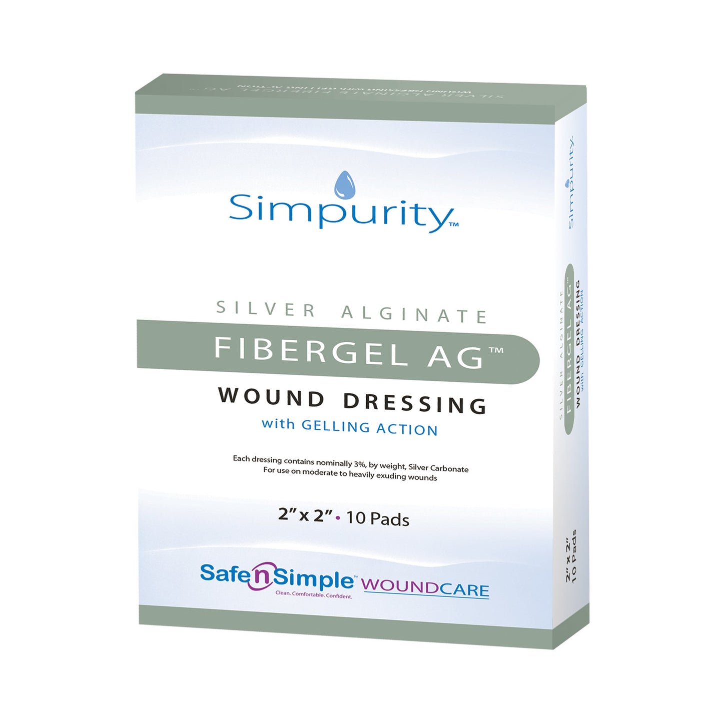 Simpurity™ Fibergel AG™ Silver Alginate Dressing