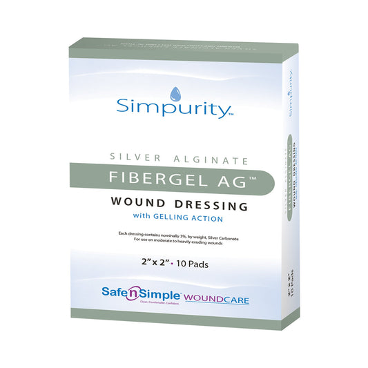 Simpurity™ Fibergel AG™ Silver Alginate Dressing