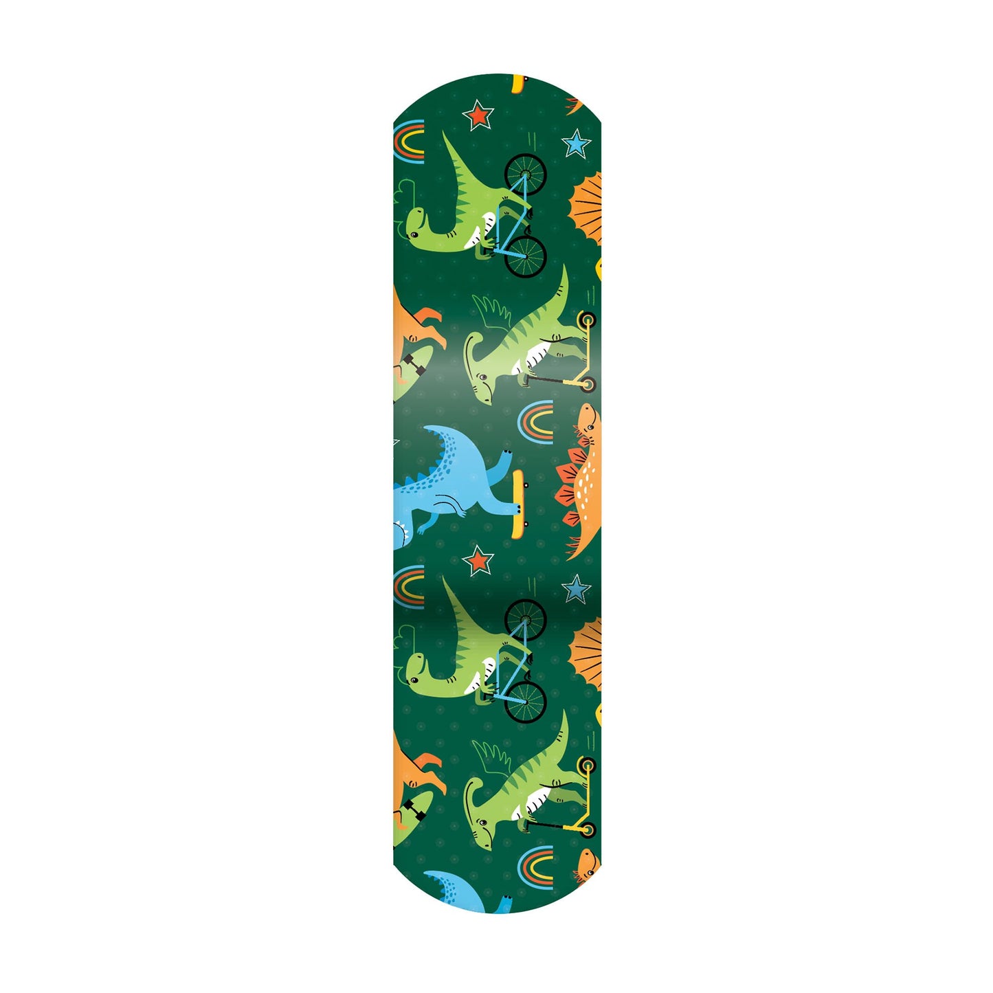 American® White Cross Stat Strip® Kid Design Herbie the Dinosaur Adhesive Strip