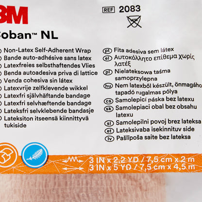 3M™ Coban™ LF Self-adherent Closure Cohesive Bandage, Tan