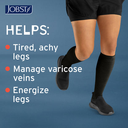 JOBST® ACTIVA Athletic Knee High 15-20 mmHg Compression Socks Closed Toe