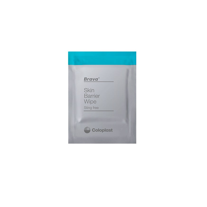 Coloplast Brava skin barrier wipe packet