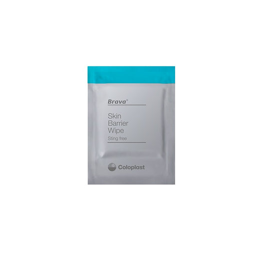 Brava Skin Barrier Wipe Sting-Free Alcohol-Free Silicone-Based