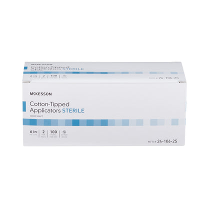 McKesson Cotton Tip Wood Shaft Swabsticks, 6-Inch Length