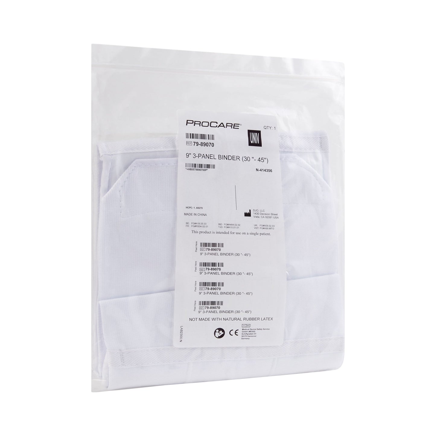 Procare® 3-Panel Abdominal Support, One Size Fits Most