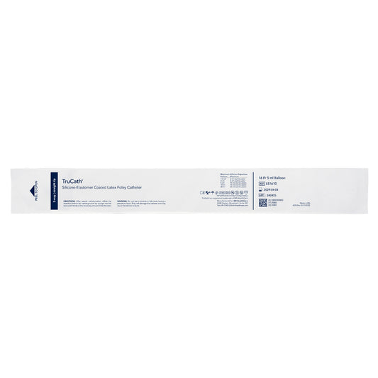 TruCath® Silicone-Elastomer-Coated Latex Foley Catheter, 2-Way