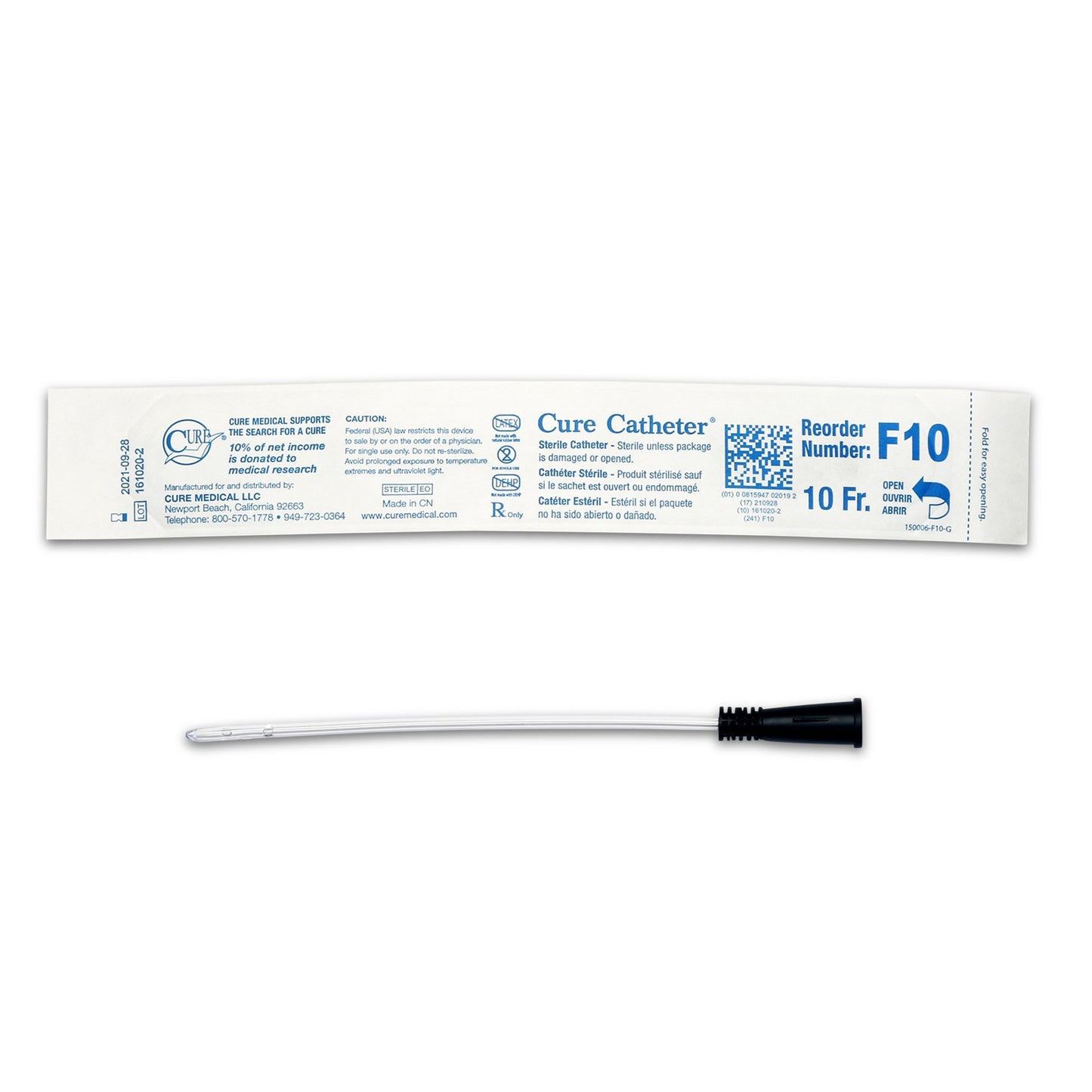 Cure Catheter™ Urethral Catheter, Female