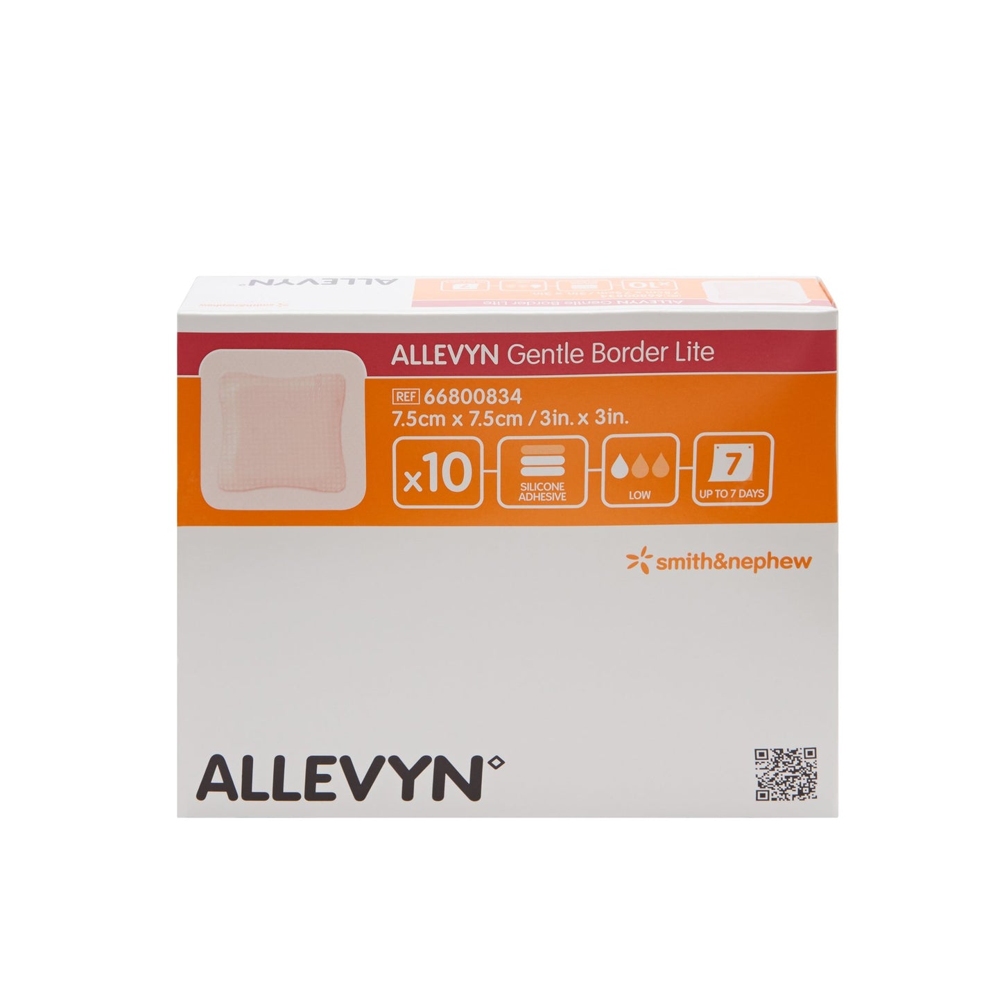 Allevyn Gentle Border Lite Silicone Foam Dressing