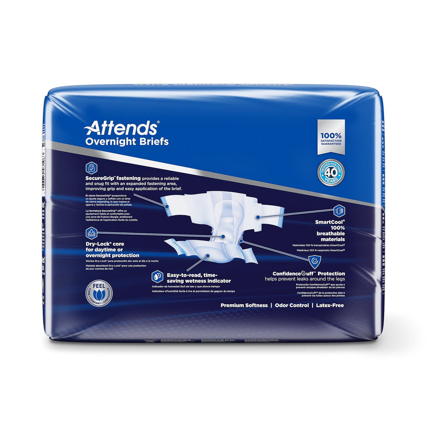 Attends® Briefs with Overnight Protection