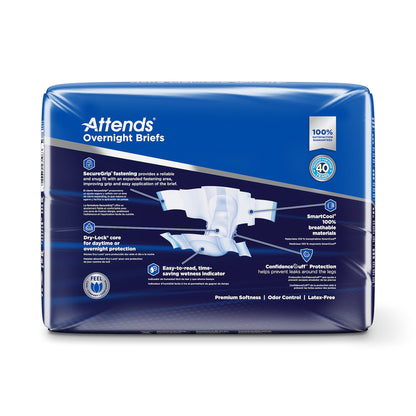 Attends® Briefs with Overnight Protection