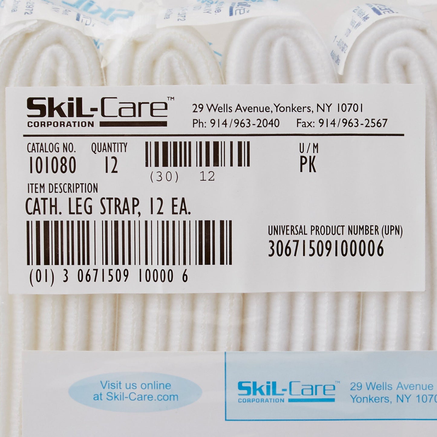 SkiL-Care™ Catheter Leg Straps, 30 Inch