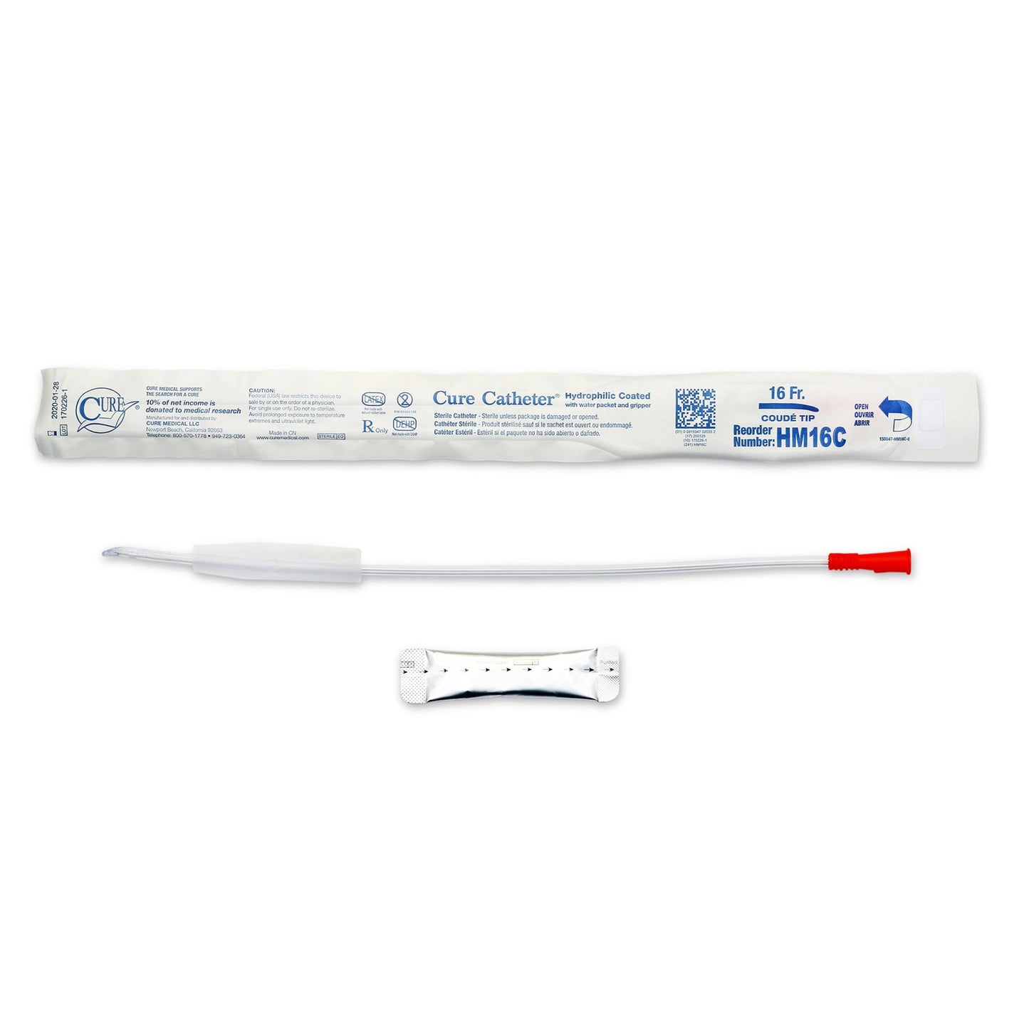Cure Catheter® for Men, Hydrophilic