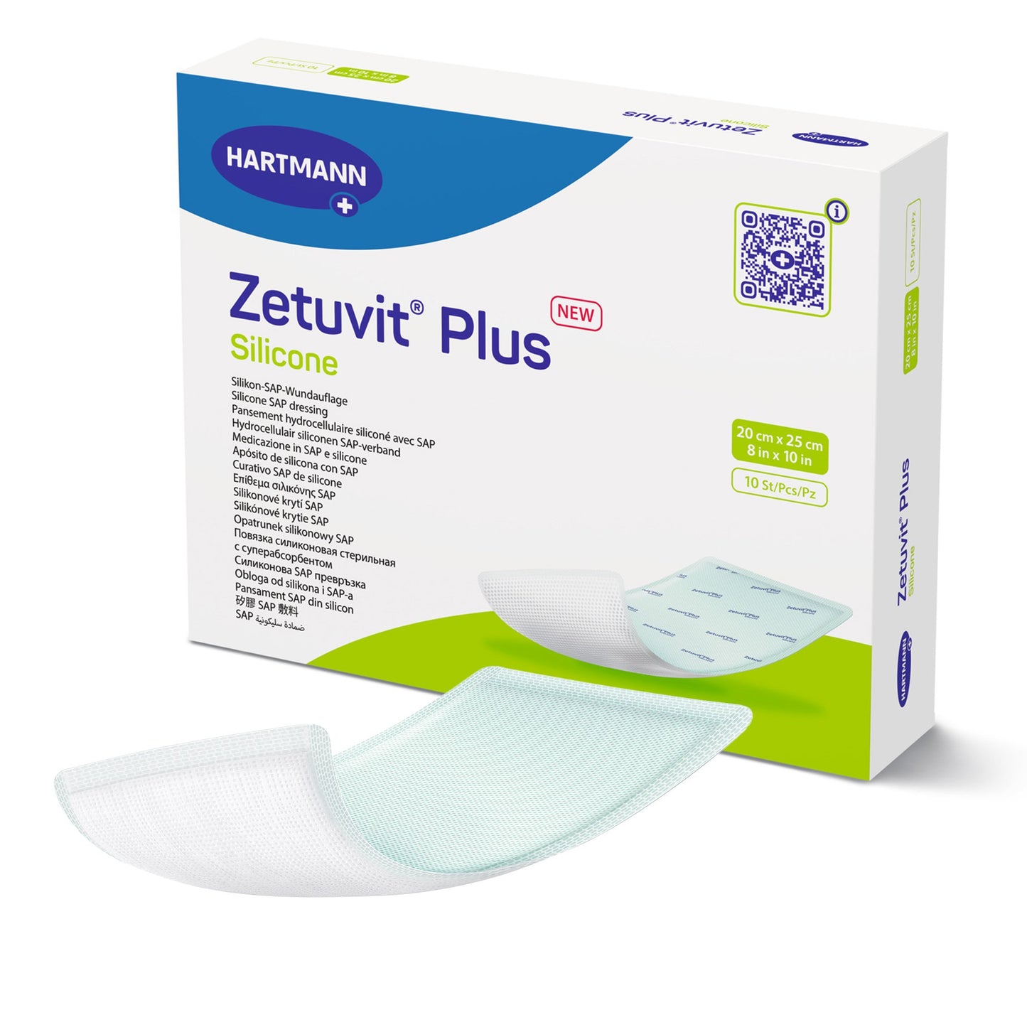 Zetuvit® Plus Silicone Super Absorbent Dressing